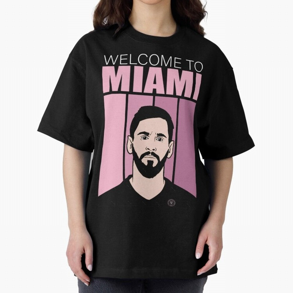 The King Leo Messi Legend Oversized T-Shirt Make Your Look Match FIFA World Cup 2026 USA Canada Mexico Spirit, Inspired by France and Portugal, Neymar, Haaland and Cristiano Ronaldo, Supporter Pride, Iconic Celebrations, Legendary Names and Global