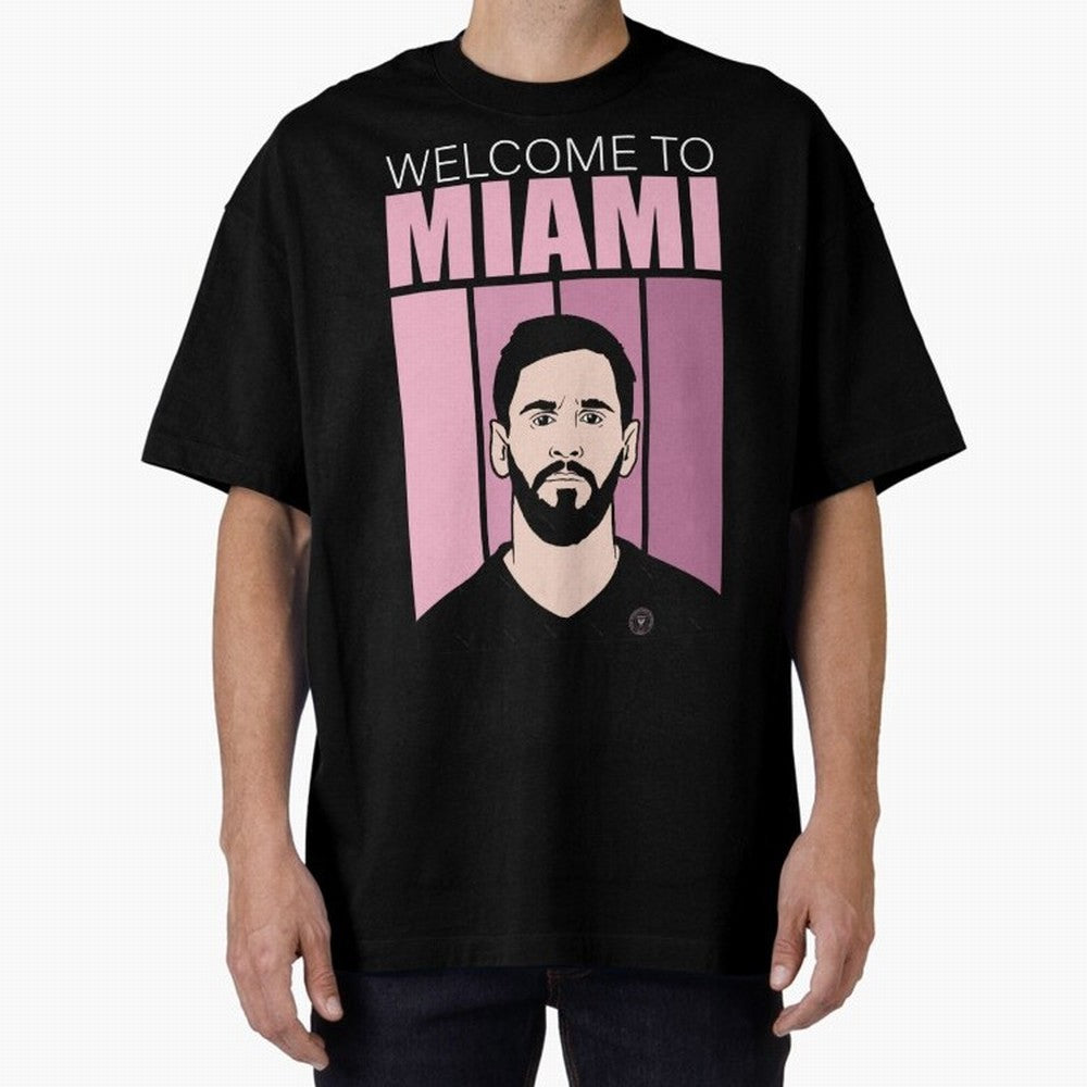 The King Leo Messi Legend Oversized T-Shirt Make Your Look Match FIFA World Cup 2026 USA Canada Mexico Spirit, Inspired by France and Portugal, Neymar, Haaland and Cristiano Ronaldo, Supporter Pride, Iconic Celebrations, Legendary Names and Global