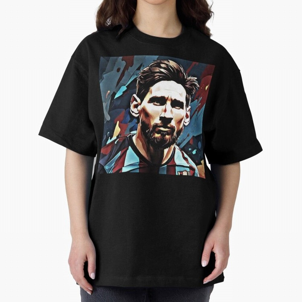 The King Leo Messi Legend Oversized T-Shirt Fuel the Hype around Match Day Hype around FIFA World Cup 2026 USA Canada Mexico, Messi and Cristiano Ronaldo, England and Germany, Classic Soccer Heritage, Championship Pressure, Fan Loyalty and