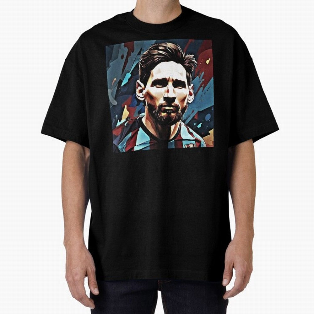The King Leo Messi Legend Oversized T-Shirt Fuel the Hype around Match Day Hype around FIFA World Cup 2026 USA Canada Mexico, Messi and Cristiano Ronaldo, England and Germany, Classic Soccer Heritage, Championship Pressure, Fan Loyalty and