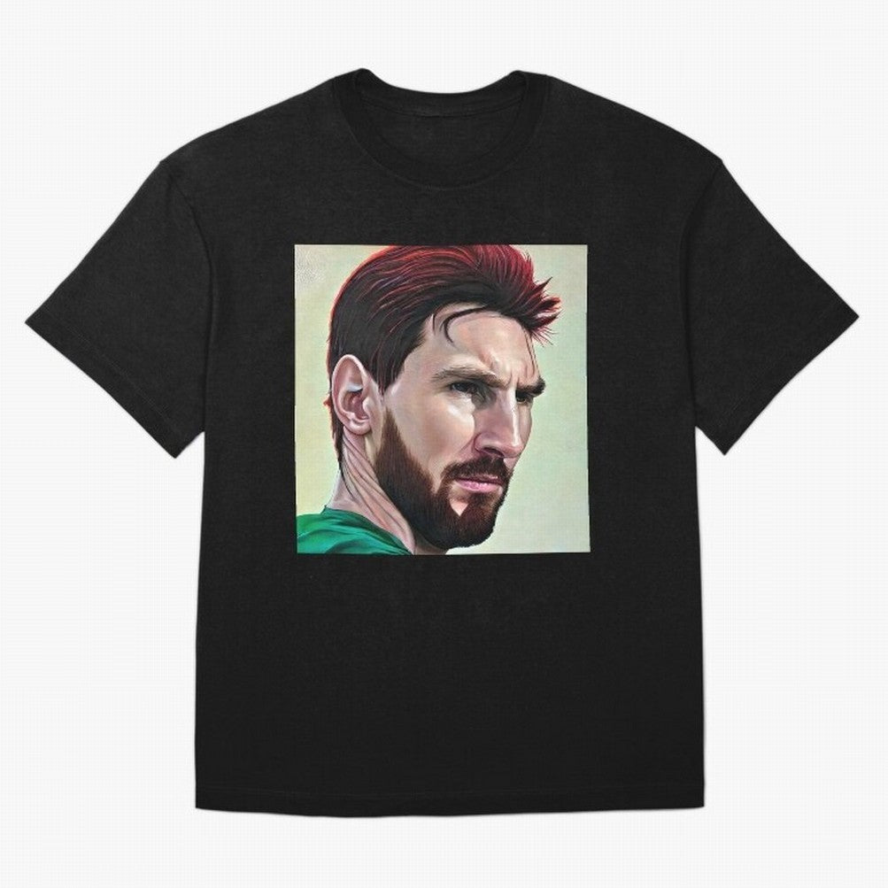 Painterly Messi Classic T-Shirt Honor FIFA World Cup 2026 Driven by Cristiano Ronaldo, Haaland and CR7, France and Portugal Energy, Vintage Soccer Flavor, Modern Football Stars, National Flags and Final Night Emotion; Created for Match Day Parties,
