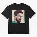 Painterly Messi Classic T-Shirt Honor FIFA World Cup 2026 Driven by Cristiano Ronaldo, Haaland and CR7, France and Portugal Energy, Vintage Soccer Flavor, Modern Football Stars, National Flags and Final Night Emotion; Created for Match Day Parties,