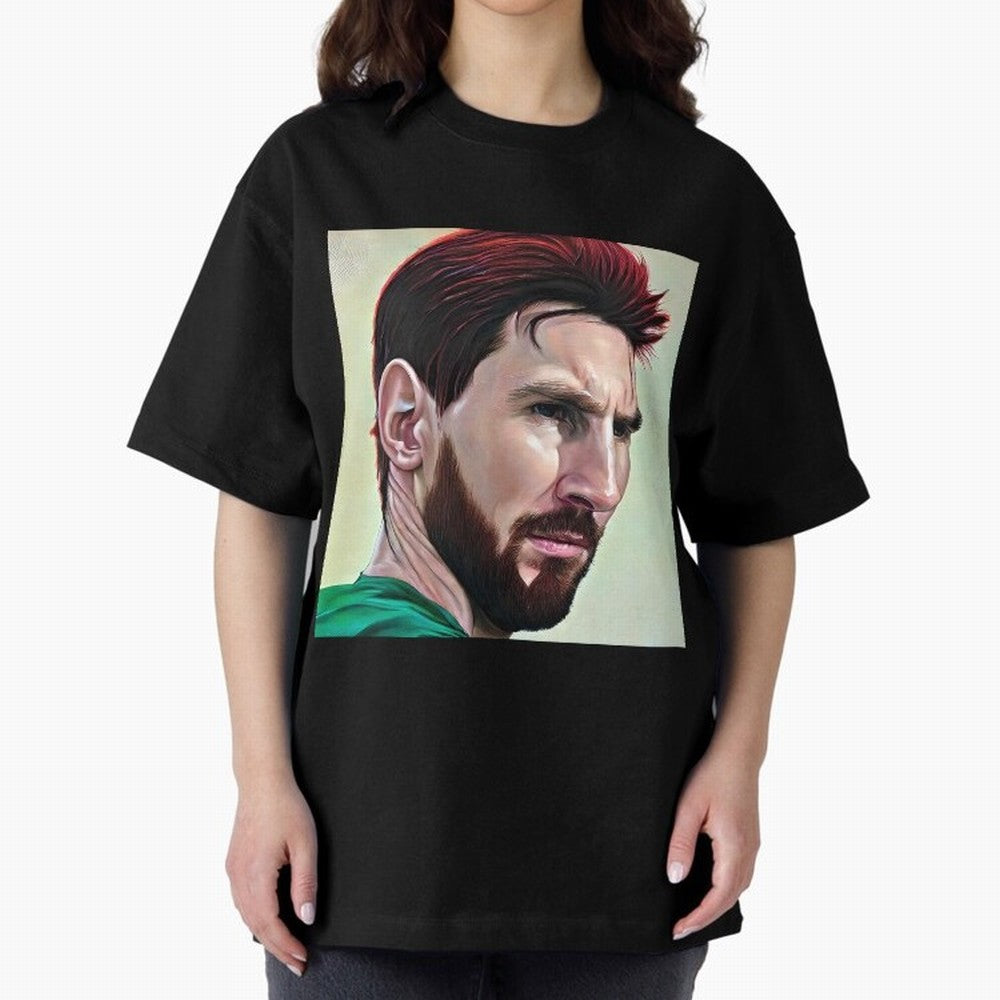 Painterly Messi Classic T-Shirt Honor FIFA World Cup 2026 Driven by Cristiano Ronaldo, Haaland and CR7, France and Portugal Energy, Vintage Soccer Flavor, Modern Football Stars, National Flags and Final Night Emotion; Created for Match Day Parties,