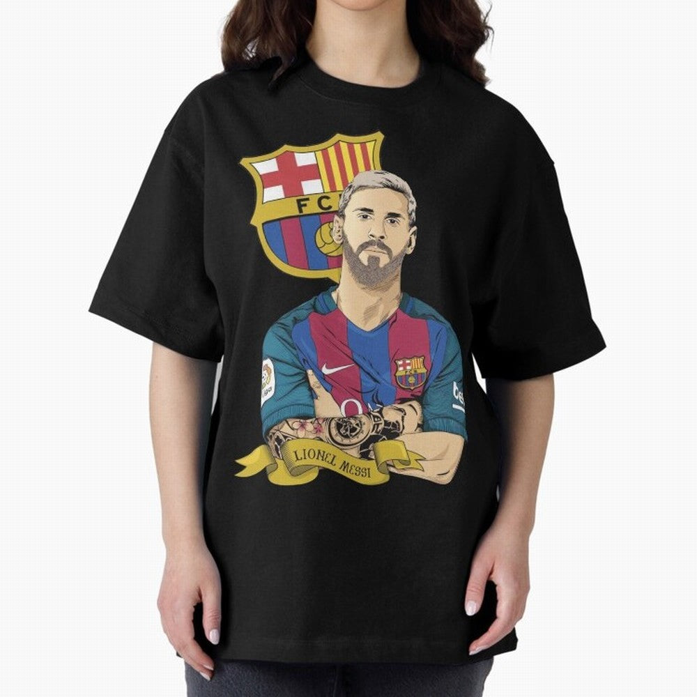 Lionel Messi (Barcelona) artwork Classic T-Shirt Show Your Love for FIFA World Cup 2026 Group Stage for Fans of Messi, CR7 and Mbappe and England, France and Netherlands, Bringing Classic Soccer Heritage, Championship Pressure, Fan Loyalty and