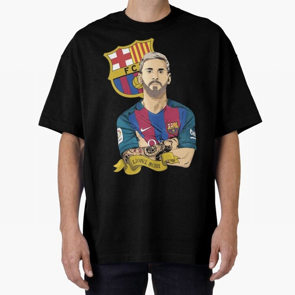 Lionel Messi (Barcelona) artwork Classic T-Shirt Show Your Love for FIFA World Cup 2026 Group Stage for Fans of Messi, CR7 and Mbappe and England, France and Netherlands, Bringing Classic Soccer Heritage, Championship Pressure, Fan Loyalty and