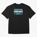 Argentina Campeones 2024 Oversized T-Shirt Support Your Favorite Stars during the FIFA World Cup 2026 Journey through Messi, CR7 and Mbappe Highlights, Brazil, Portugal and Argentina Pride, Football Passion, Legendary Performances, Festival Vibes