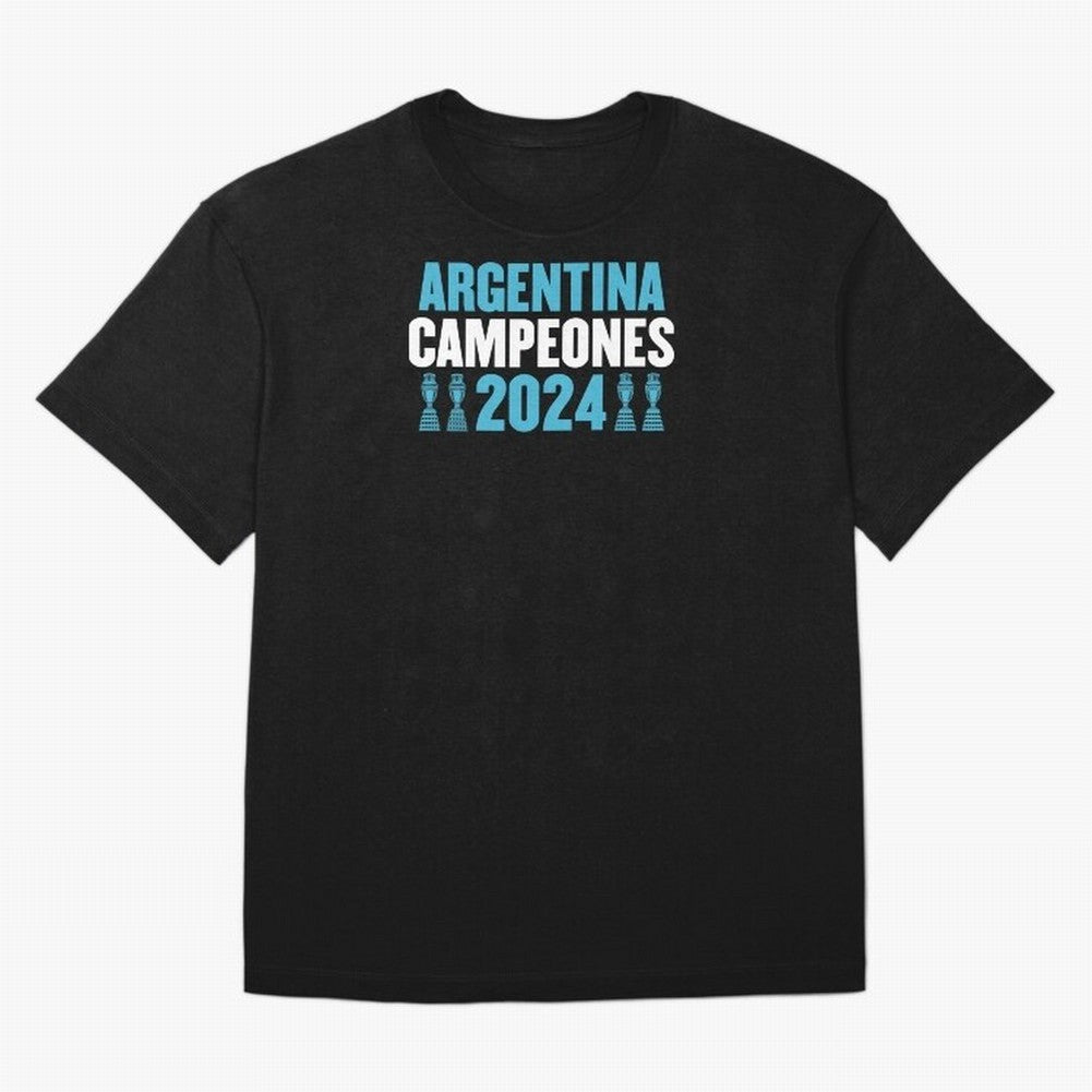 Argentina Campeones 2024 Oversized T-Shirt Support Your Favorite Stars during the FIFA World Cup 2026 Journey through Messi, CR7 and Mbappe Highlights, Brazil, Portugal and Argentina Pride, Football Passion, Legendary Performances, Festival Vibes