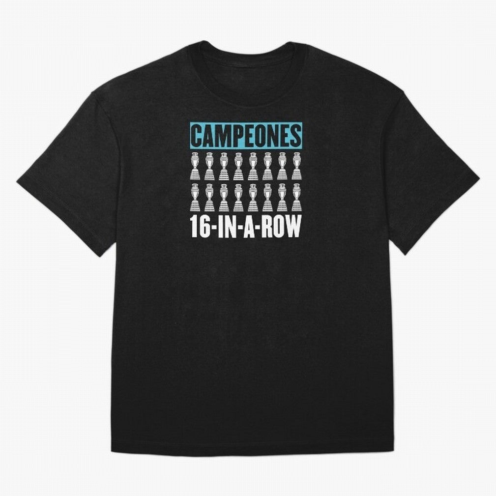 CHAMPIONS 16-IN-A-ROW Classic T-Shirt Bring International Match Energy to Global Football Passion for FIFA World Cup 2026 USA Canada Mexico, Filled with Cristiano Ronaldo, Netherlands, Vintage Soccer Flavor, Modern Football Stars, National Flags