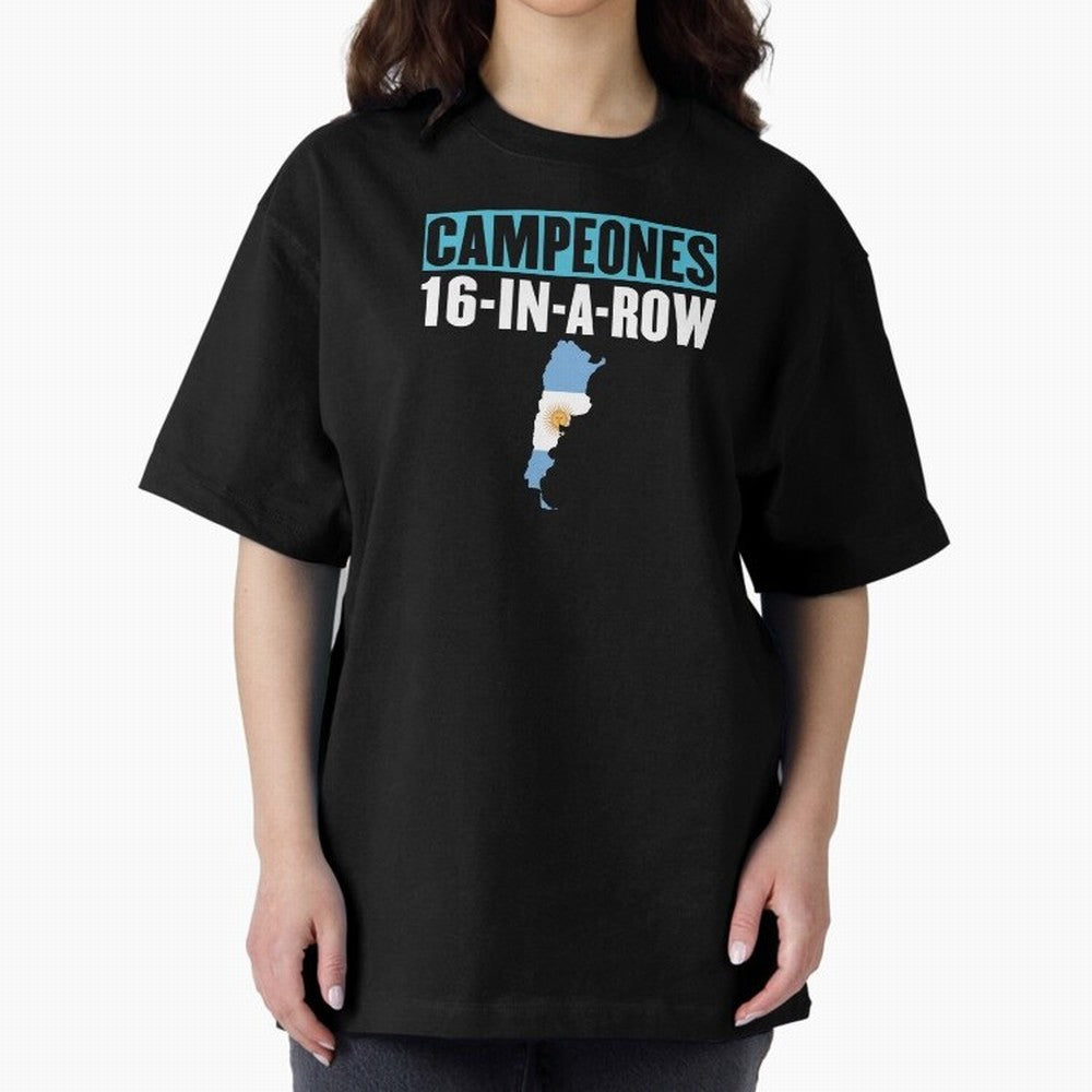 CHAMPIONS 16-IN-A-ROW Classic T-Shirt Turn Up for Match Day Hype around FIFA World Cup 2026, Messi, Argentina, France and Brazil, Stadium Memories, Football Loyalty, International Chants and Championship Tradition; Great for Watch Parties, Sports