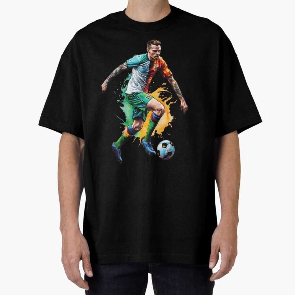 Football Soccer Art Classic T-Shirt Live the Energy of FIFA World Cup 2026 for Fans of Messi and France, Bringing Football Festival Excitement, Trophy Ambitions, Country Rivalries and Star Player Buzz; Perfect for People Who Love Argentina, Brazil,