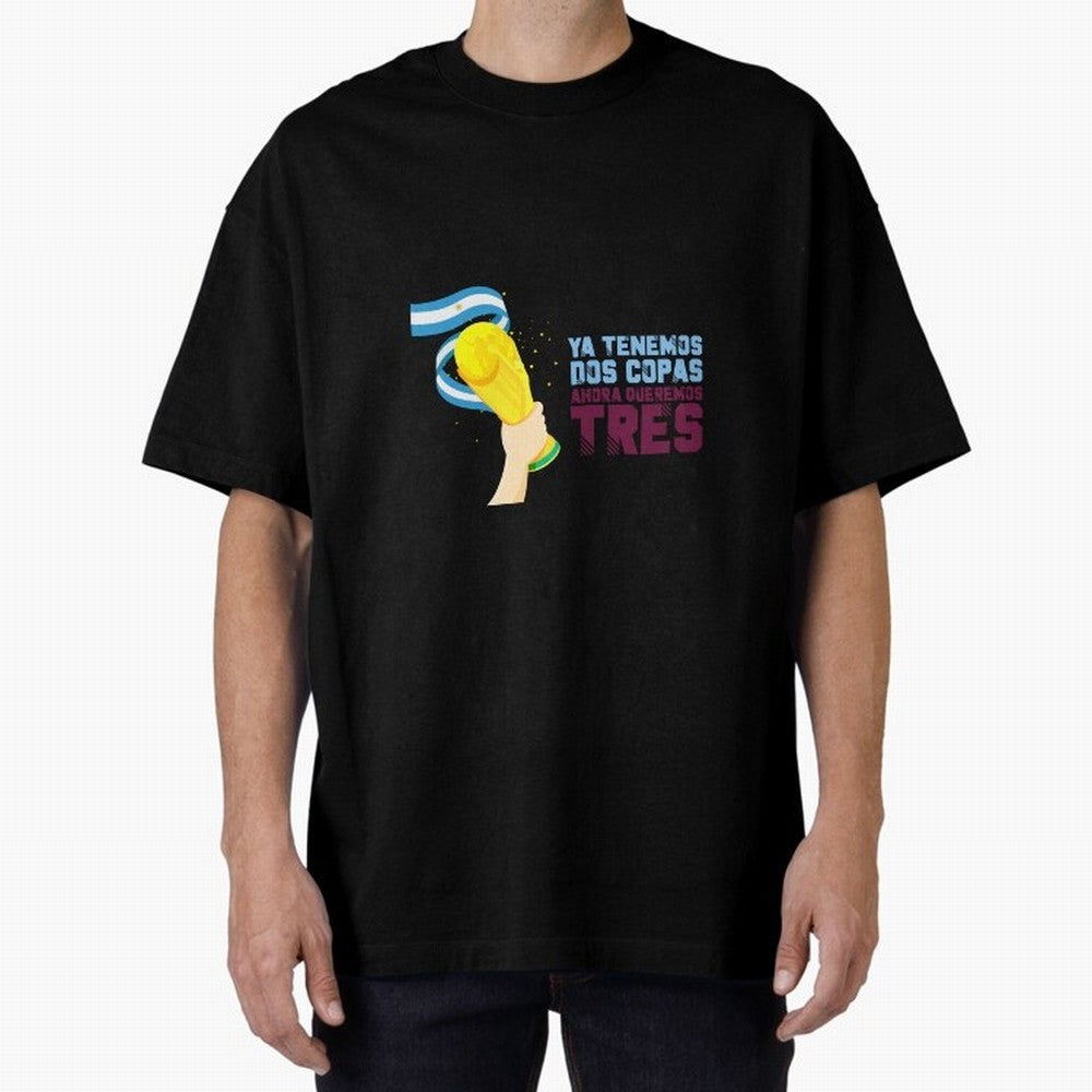 Argentina - World Cup Qatar 2022 - Lionel Classic T-Shirt Follow FIFA World Cup 2026 Spirit, Highlighting Germany, Neymar, Haaland and Cristiano Ronaldo, Goal Celebration Energy, Supporter Heritage, Football Icons and Worldwide Tournament Joy; Made