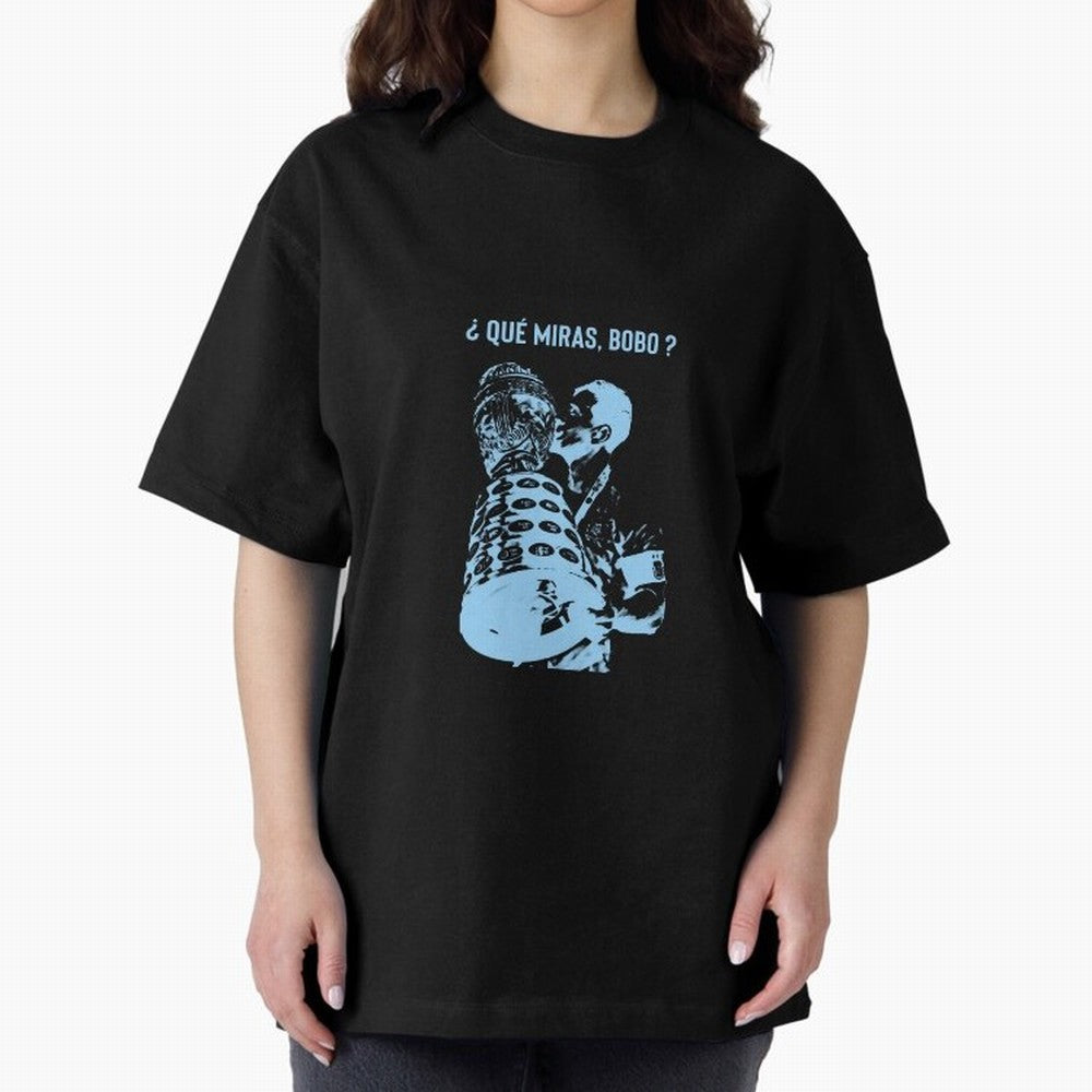 ?Que miras bobo? Oversized T-Shirt Celebrate the Stars of the FIFA World Cup 2026 Group Stage Journey through Messi, Neymar and Mbappe Highlights, Brazil, Portugal and Argentina Pride, Goal Celebration Energy, Supporter Heritage, Football Icons and