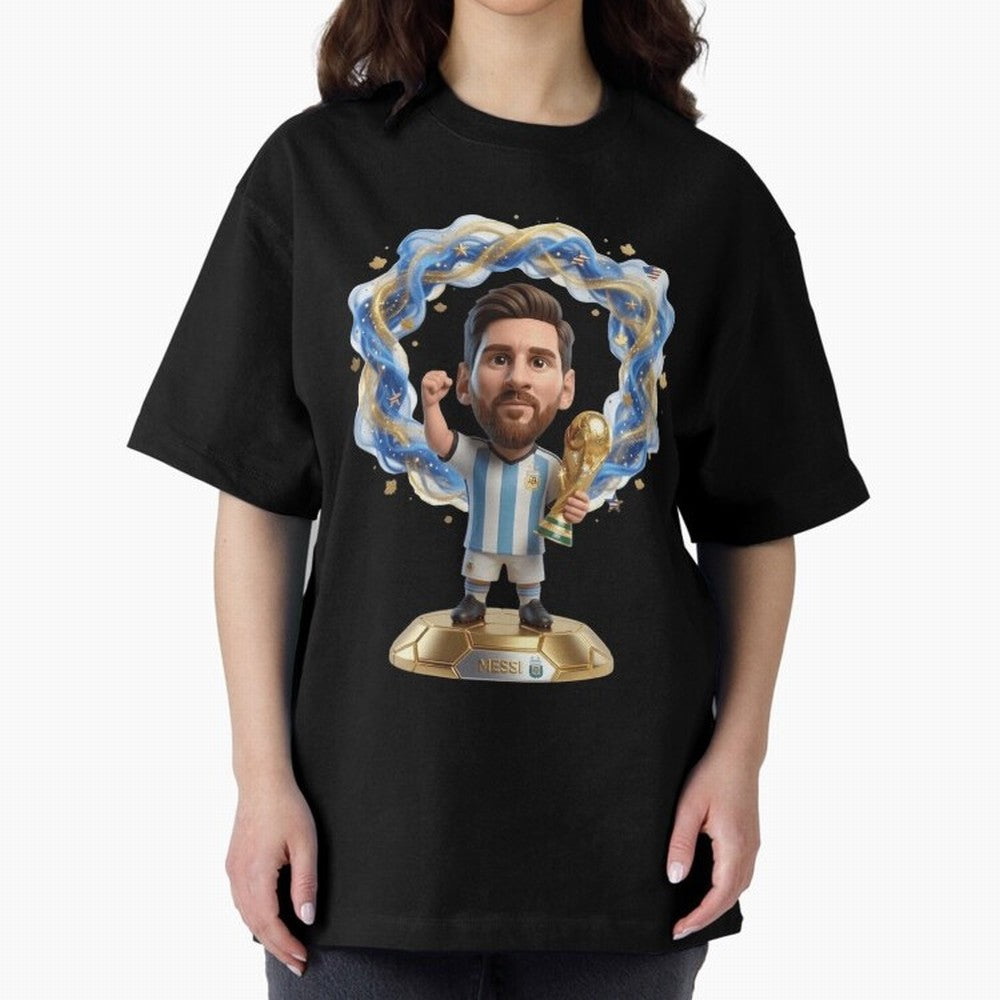 Messi Argentina 2026 - Legend Soccer Chibi 3D Classic T-Shirt Show Love for Legendary Goals in FIFA World Cup 2026 Driven by Mbappe, Portugal, Spain and Germany Energy, Football Passion, Legendary Performances, Festival Vibes and Supporter