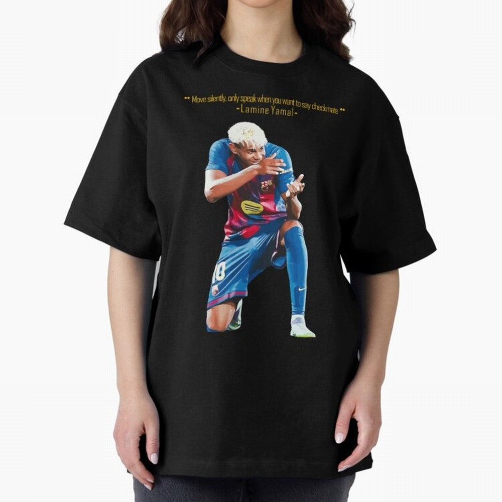 Move Silently Only Speak When You Want To Say Checkmate Lamine Yamal Classic T-Shirt Follow Every Goal of the FIFA World Cup 2026 Group Stage Journey through Haaland and Mbappe Highlights, England and Germany Pride, Worldwide Fan Energy, Dramatic