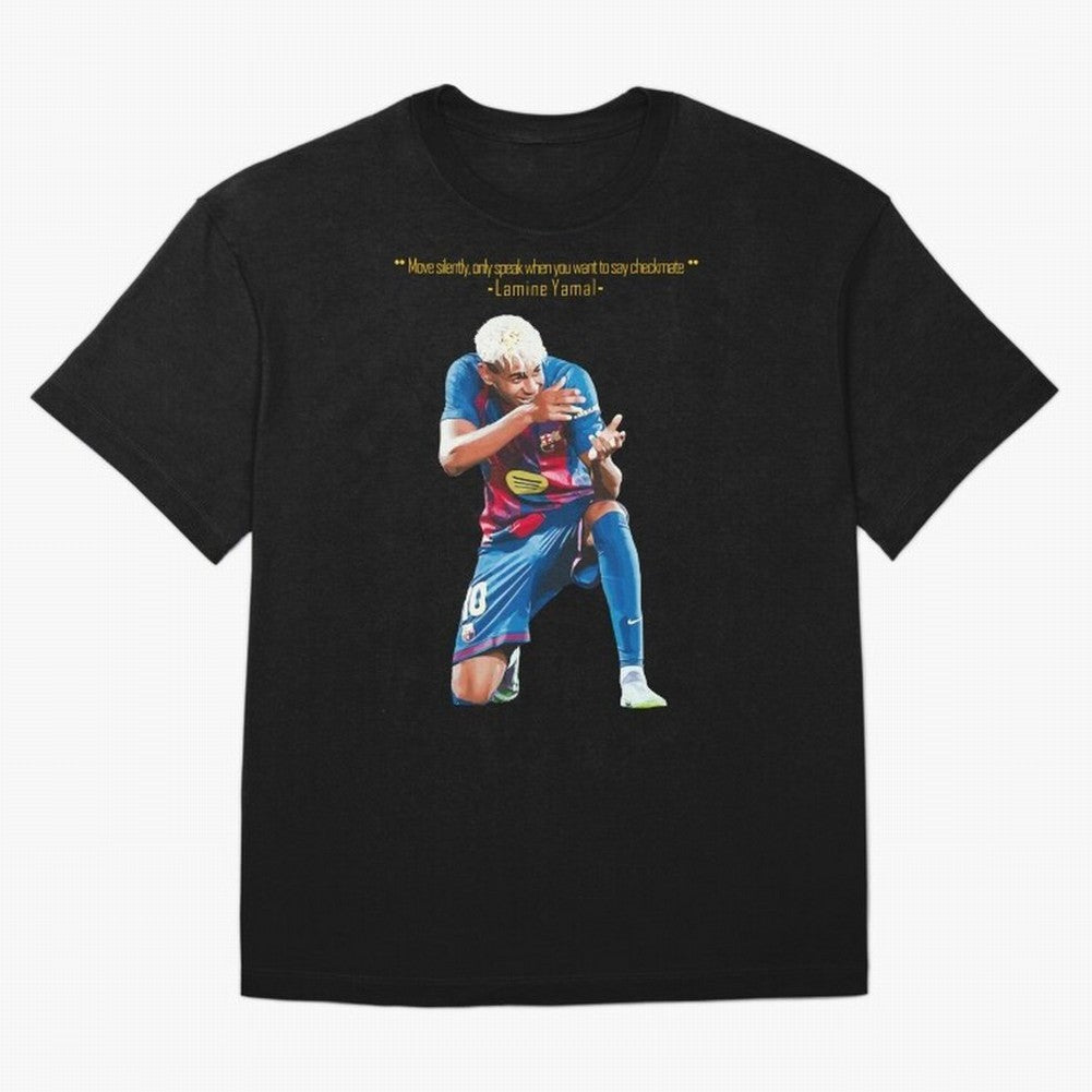 Move Silently Only Speak When You Want To Say Checkmate Lamine Yamal Classic T-Shirt Follow Every Goal of the FIFA World Cup 2026 Group Stage Journey through Haaland and Mbappe Highlights, England and Germany Pride, Worldwide Fan Energy, Dramatic