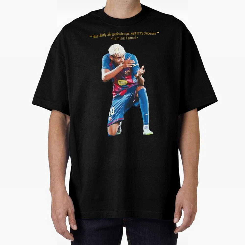 Move Silently Only Speak When You Want To Say Checkmate Lamine Yamal Classic T-Shirt Follow Every Goal of the FIFA World Cup 2026 Group Stage Journey through Haaland and Mbappe Highlights, England and Germany Pride, Worldwide Fan Energy, Dramatic