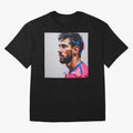 Vibrant Artistic Portrait of Lionel Messi (GOAT) - Digital painting (Version 5) Classic T-Shirt Bring International Match Energy to FIFA World Cup 2026 Filled with Cristiano Ronaldo, Haaland and CR7, Argentina Energy, Championship Spirit, Famous