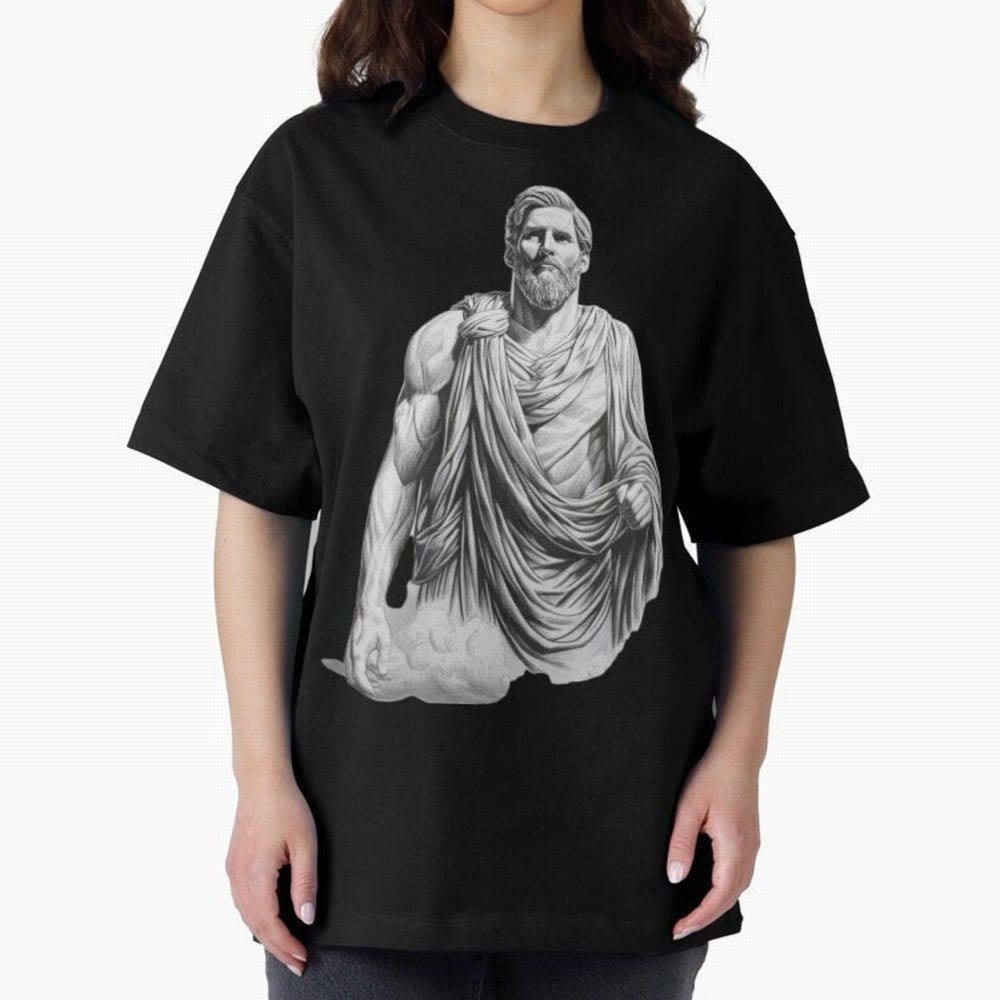 Lionel Messi - Greek God Zeus Classic T-Shirt Honor FIFA World Cup 2026 Group Stage Driven by Messi and Cristiano Ronaldo, England Energy, Retro Football Energy, Iconic Rivalries, Trophy Chase Drama and Stadium Atmosphere; Ideal for Fans Who Follow
