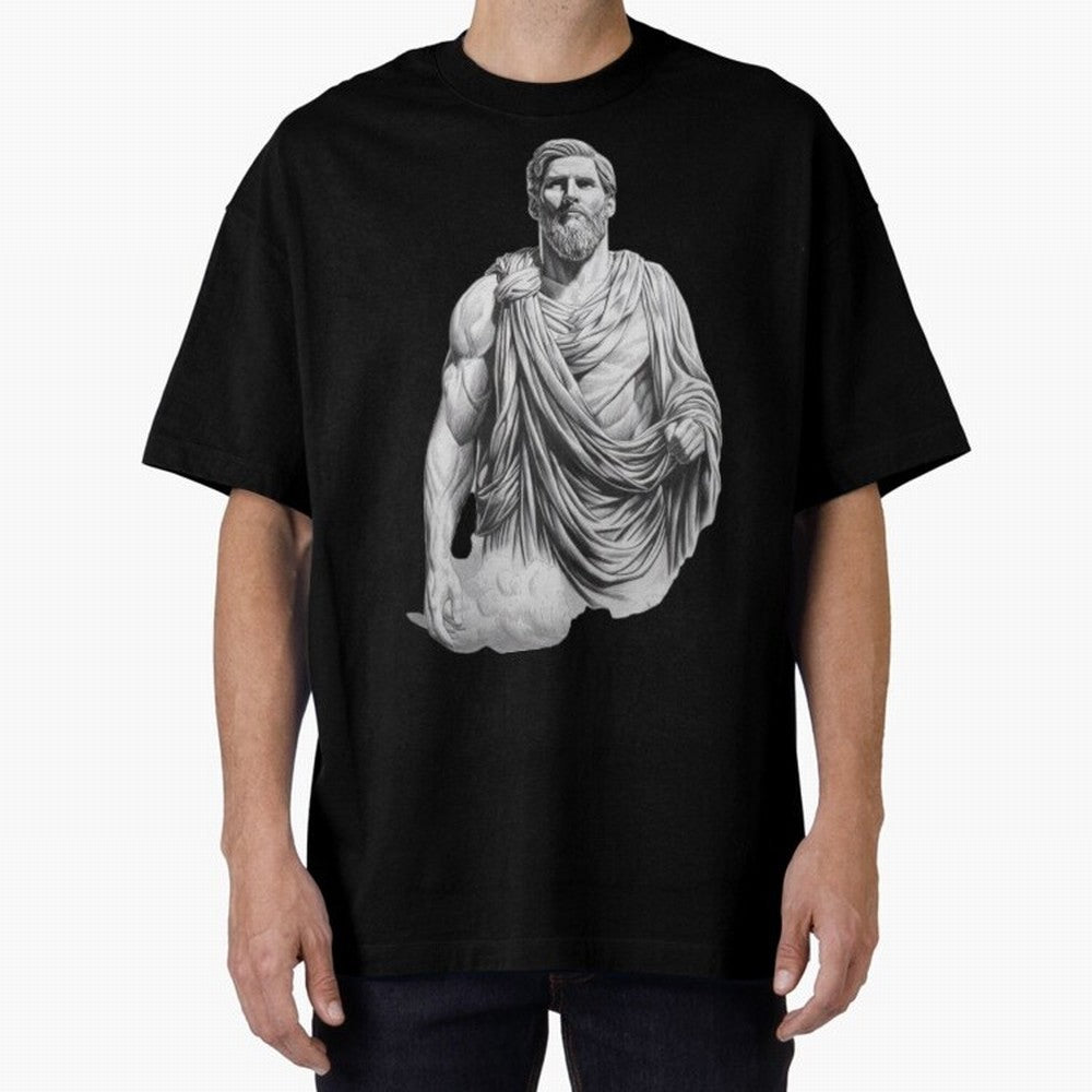 Lionel Messi - Greek God Zeus Classic T-Shirt Honor FIFA World Cup 2026 Group Stage Driven by Messi and Cristiano Ronaldo, England Energy, Retro Football Energy, Iconic Rivalries, Trophy Chase Drama and Stadium Atmosphere; Ideal for Fans Who Follow