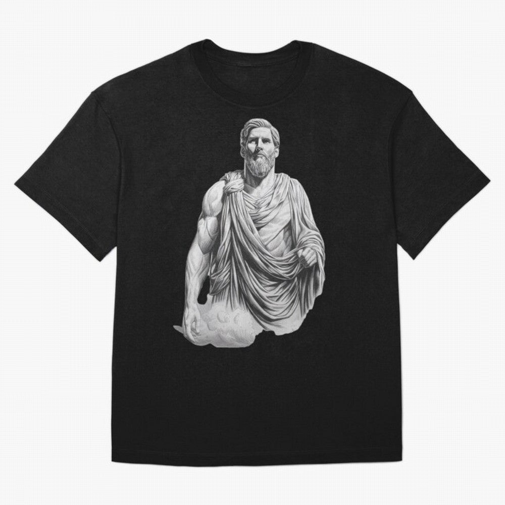 Lionel Messi - Greek God Zeus Classic T-Shirt Honor FIFA World Cup 2026 Group Stage Driven by Messi and Cristiano Ronaldo, England Energy, Retro Football Energy, Iconic Rivalries, Trophy Chase Drama and Stadium Atmosphere; Ideal for Fans Who Follow