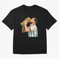 Messi Cup Oversized T-Shirt Spotlight the FIFA World Cup 2026 Group Stage Journey through Messi, Neymar and Mbappe Highlights, France Pride, Worldwide Fan Energy, Dramatic Goals, Stadium Lights and Championship Celebrations; Perfect for Supporters