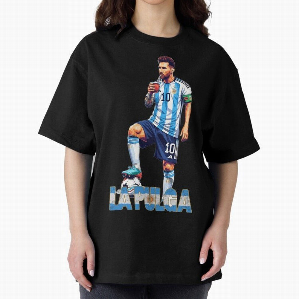 Messi Pop Art Portrait Classic T-Shirt Make Memories around FIFA World Cup 2026 for Fans of Haaland and Argentina, Bringing Football Passion, Legendary Performances, Festival Vibes and Supporter Community; Perfect for People Who Love Argentina,