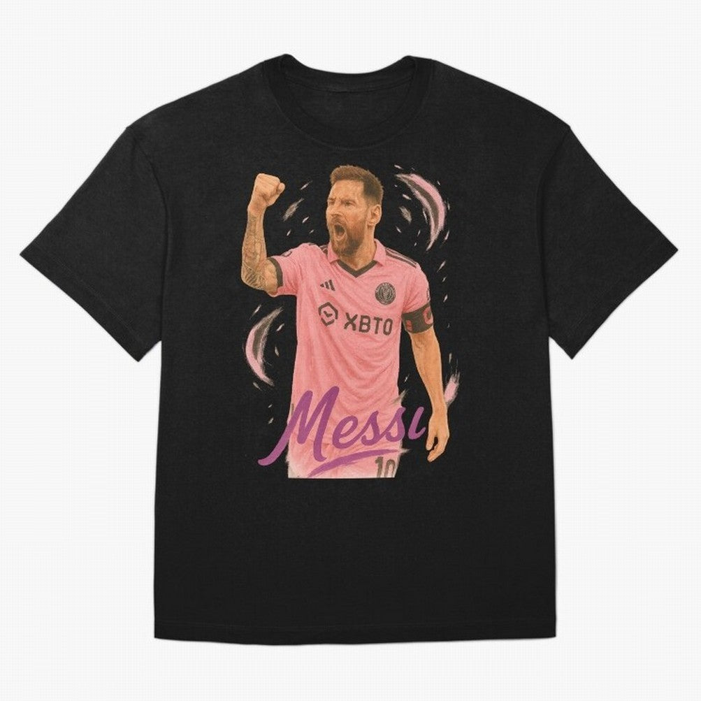 Messi The GOAT Classic T-Shirt Celebrate Football Dreams Across FIFA World Cup 2026 Group Stage for Fans of Messi, Neymar and Mbappe and Spain and Netherlands, Bringing Sports Nostalgia, International Competition, Famous Players and Unforgettable