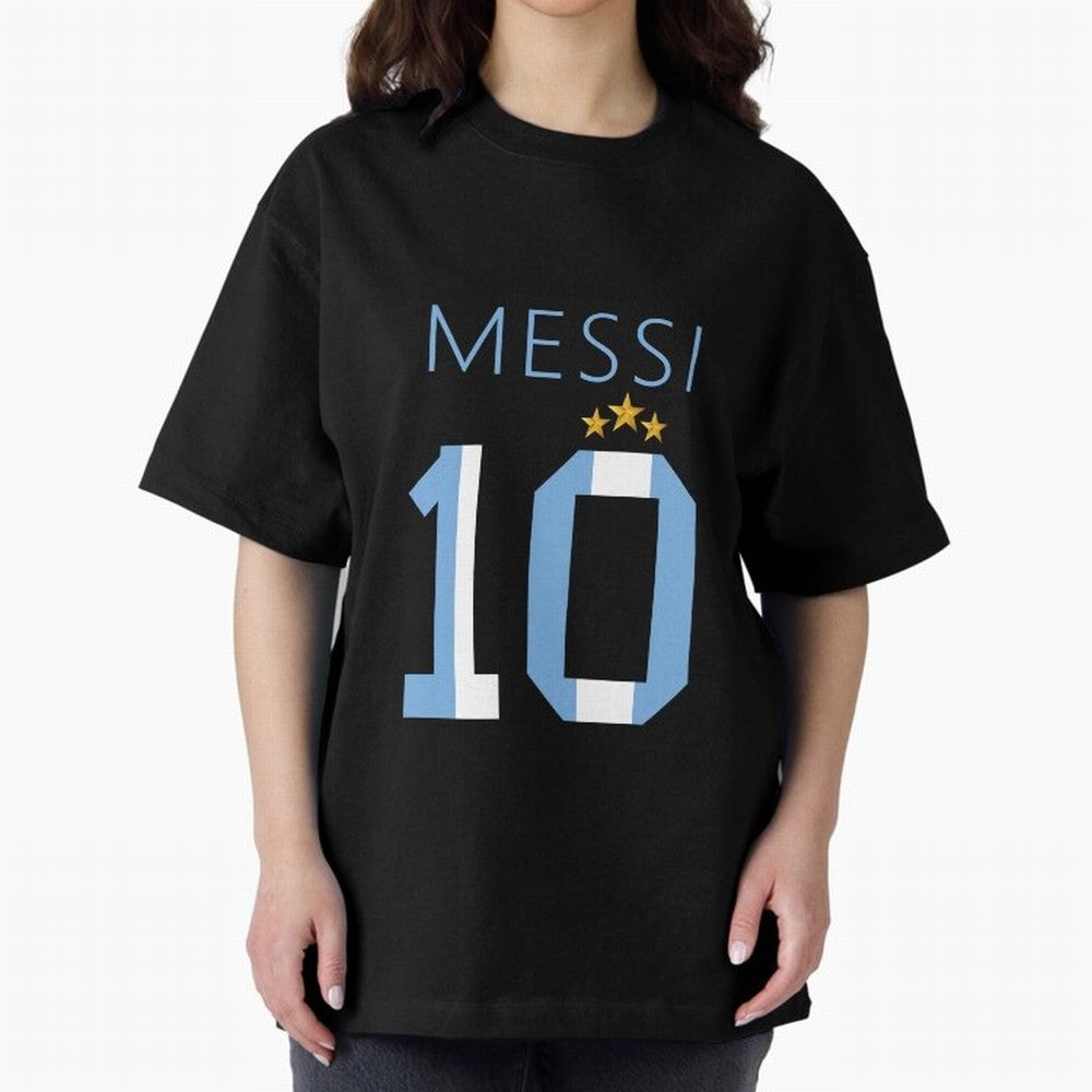 Messi argentina number 10 with 3 stars ver 1 Classic T-Shirt Feel the Heartbeat of the FIFA World Cup 2026 Group Stage Journey through Neymar Highlights, Spain and Netherlands Pride, Soccer Culture, Superstar Moments, National Team Dreams and