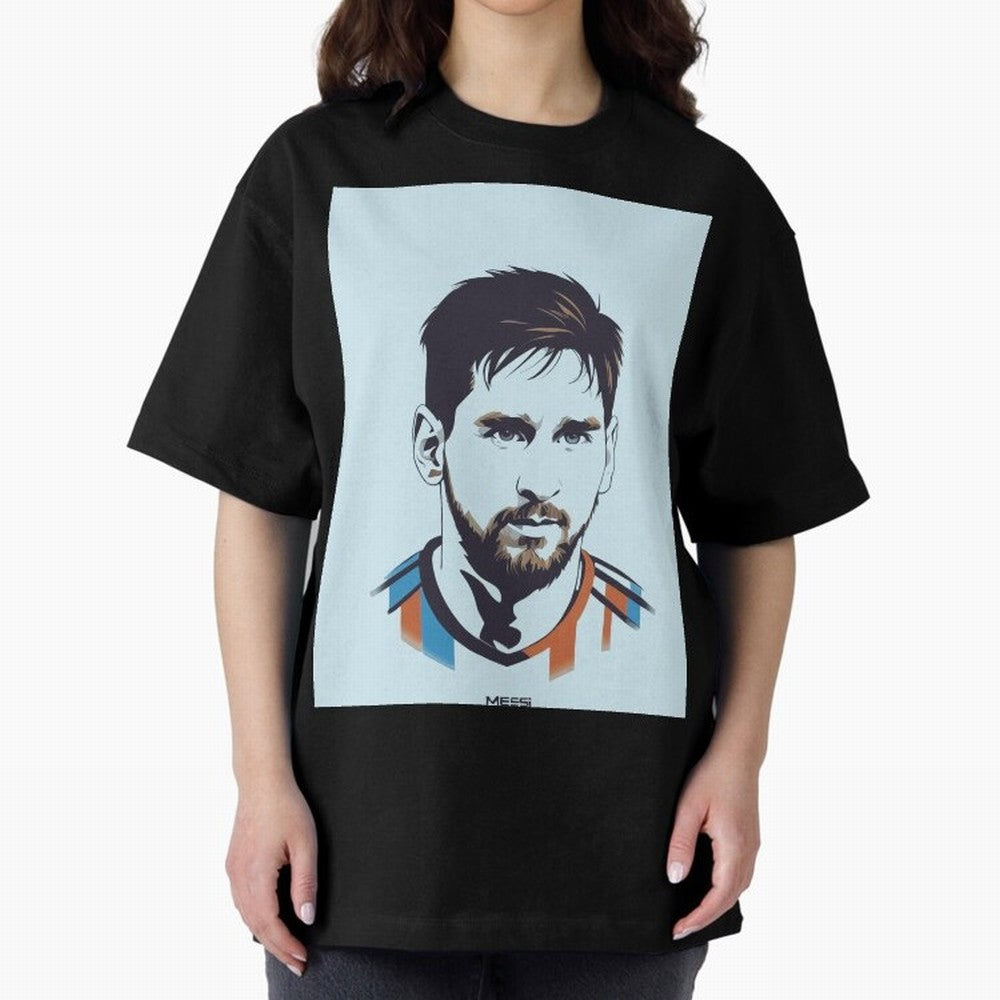 Messi Pop Art Portrait Classic T-Shirt Follow the Road to the FIFA World Cup 2026 Group Stage Journey through Mbappe Highlights, Argentina and Brazil Pride, Soccer Culture, Superstar Moments, National Team Dreams and Competitive Fire; Perfect for