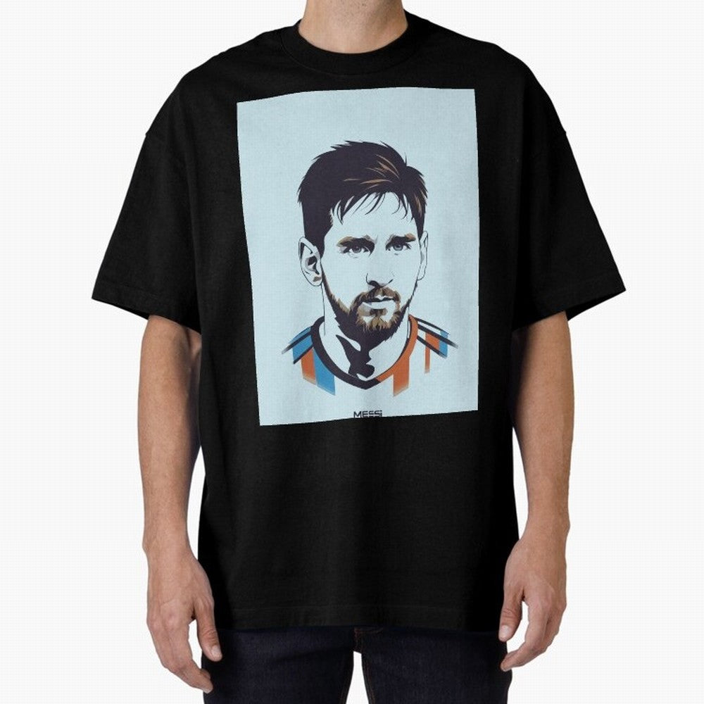 Messi Pop Art Portrait Classic T-Shirt Follow the Road to the FIFA World Cup 2026 Group Stage Journey through Mbappe Highlights, Argentina and Brazil Pride, Soccer Culture, Superstar Moments, National Team Dreams and Competitive Fire; Perfect for