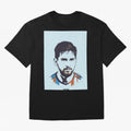 Messi Pop Art Portrait Classic T-Shirt Follow the Road to the FIFA World Cup 2026 Group Stage Journey through Mbappe Highlights, Argentina and Brazil Pride, Soccer Culture, Superstar Moments, National Team Dreams and Competitive Fire; Perfect for