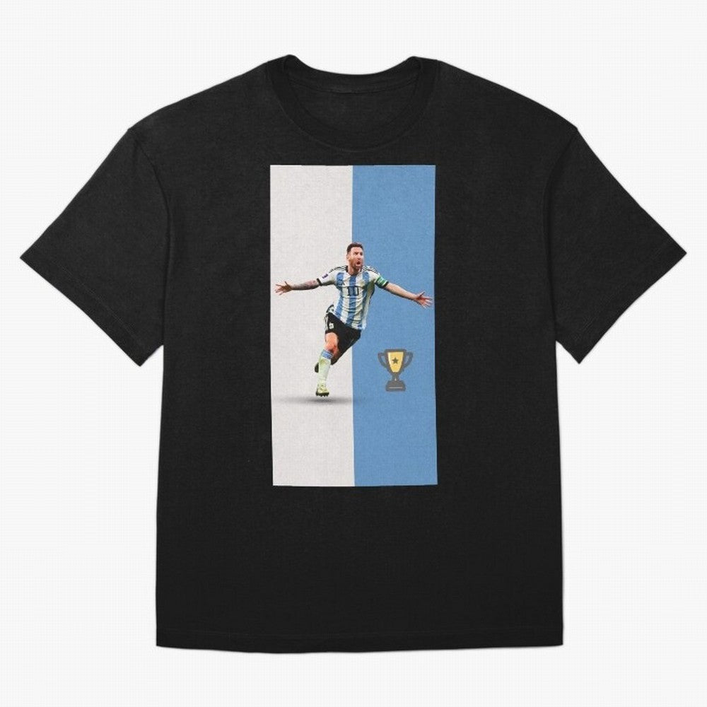 World Cup /Lional Messi/football, soccer Oversized T-Shirt Represent the Passion of FIFA World Cup 2026 Group Stage for Fans of Messi and Cristiano Ronaldo and Argentina and Brazil, Bringing Worldwide Fan Energy, Dramatic Goals, Stadium Lights and