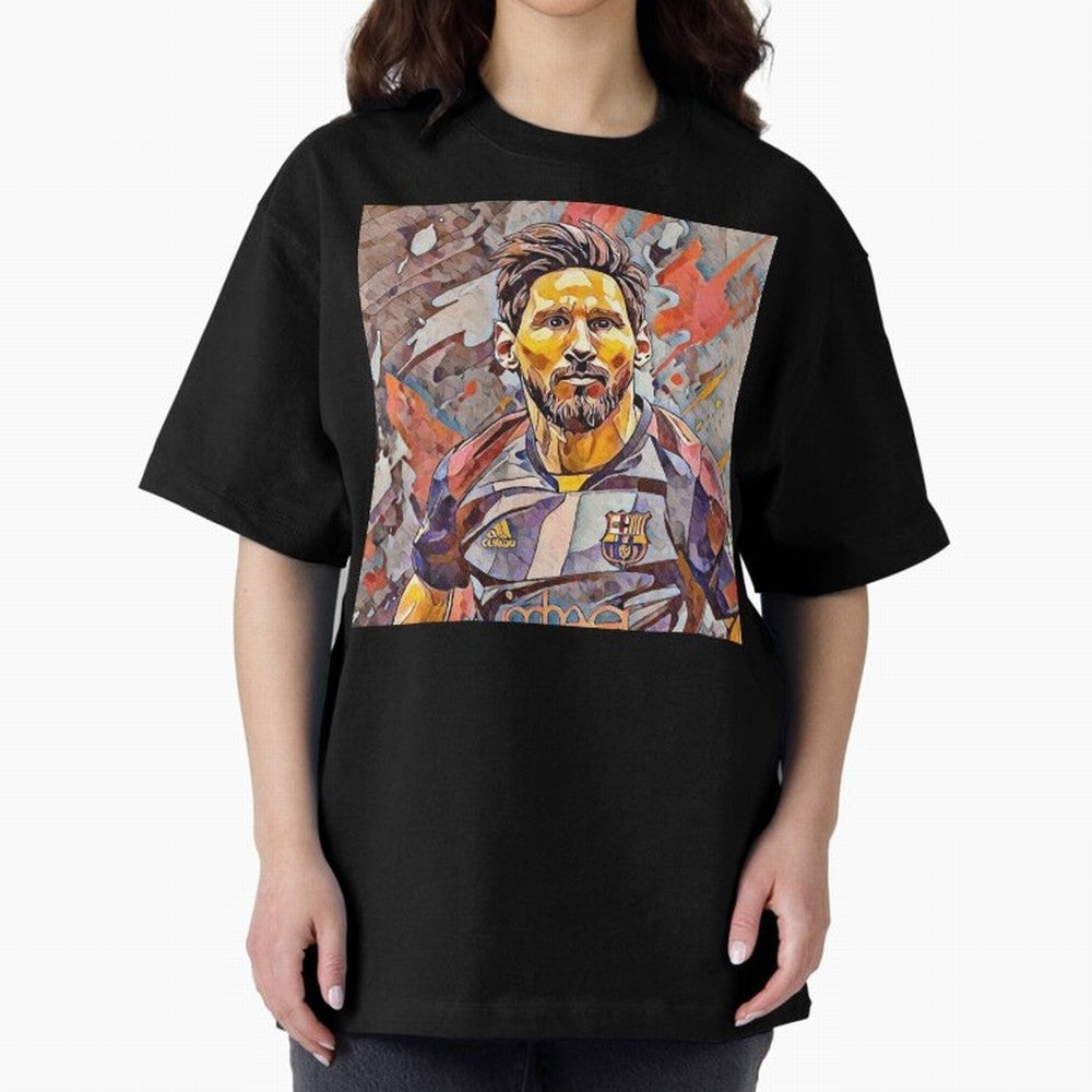 Messi Pop Art Portrait Classic T-Shirt Celebrate Fan Culture around Match Day Hype around FIFA World Cup 2026 USA Canada Mexico, Haaland and Mbappe, England, Game Day Rituals, Football Legends, Country Pride and the Road to the Final; Made for Die