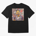 Messi Pop Art Portrait Classic T-Shirt Celebrate Fan Culture around Match Day Hype around FIFA World Cup 2026 USA Canada Mexico, Haaland and Mbappe, England, Game Day Rituals, Football Legends, Country Pride and the Road to the Final; Made for Die