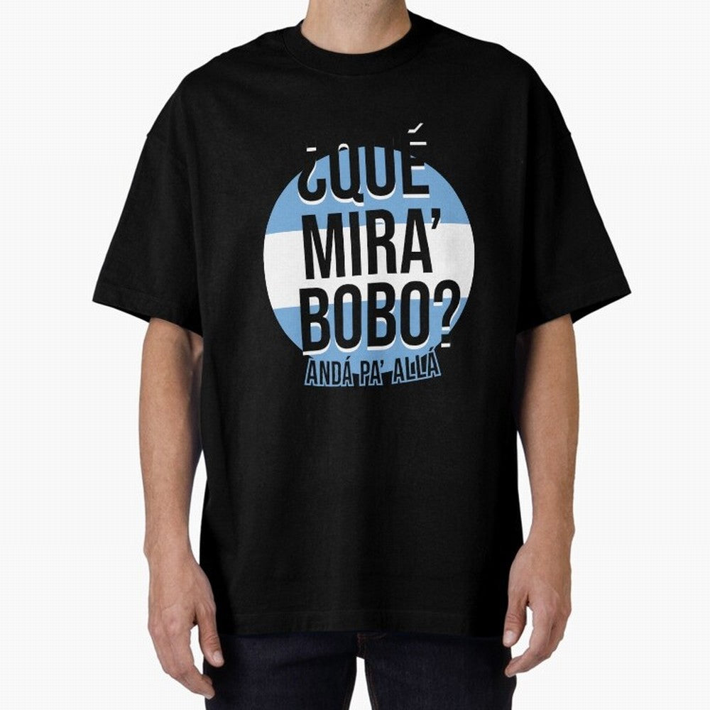 Messi - What do you look silly? Go over there - Lionel Messi shirt meme v3 Oversized T-Shirt Represent Fans Who Live for FIFA World Cup 2026 for Fans of Cristiano Ronaldo, Haaland and CR7 and Argentina, France and Brazil, Bringing Worldwide Fan