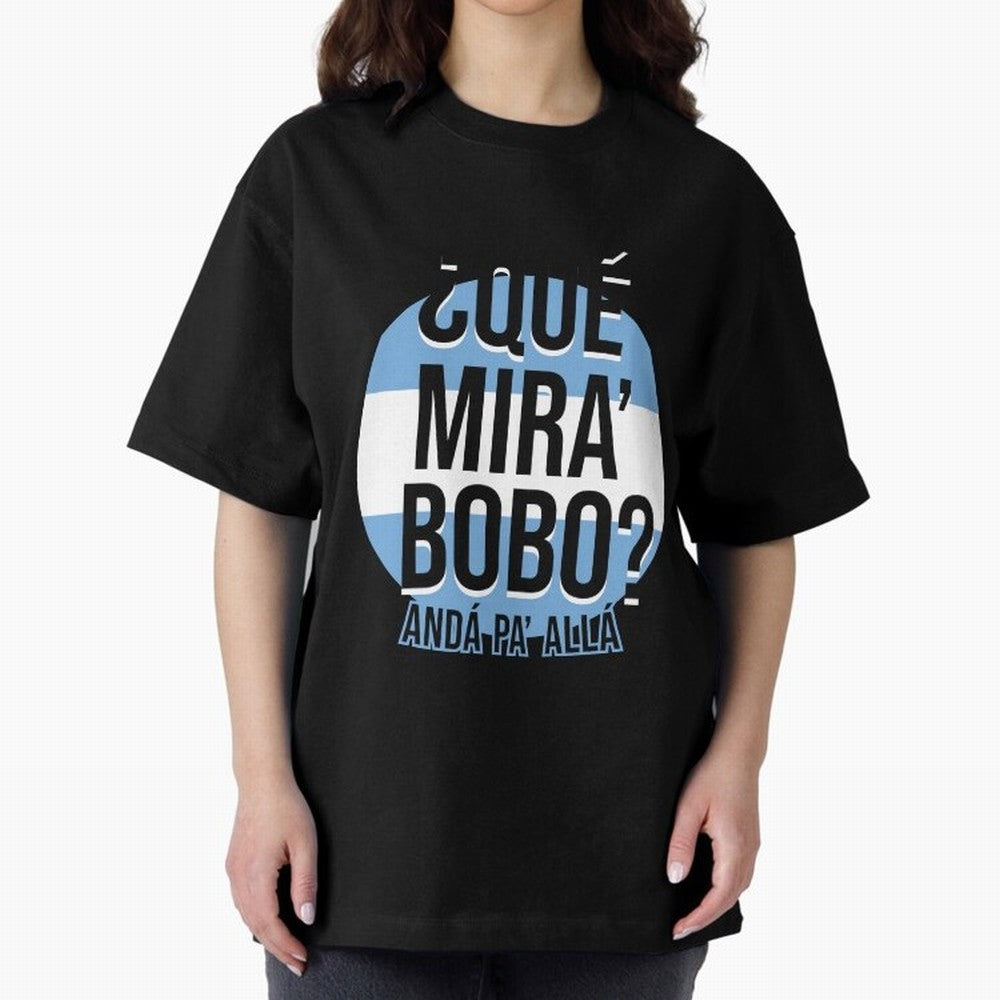 Messi - What do you look silly? Go over there - Lionel Messi shirt meme v3 Oversized T-Shirt Represent Fans Who Live for FIFA World Cup 2026 for Fans of Cristiano Ronaldo, Haaland and CR7 and Argentina, France and Brazil, Bringing Worldwide Fan