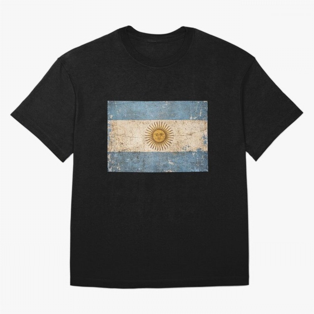 Vintage Argentina Flag Soccer Fan Design Classic T-Shirt Bring Trophy Dreams to Global Football Passion for FIFA World Cup 2026, with CR7 and Messi, England, Retro Football Energy, Iconic Rivalries, Trophy Chase Drama and Stadium Atmosphere; Made