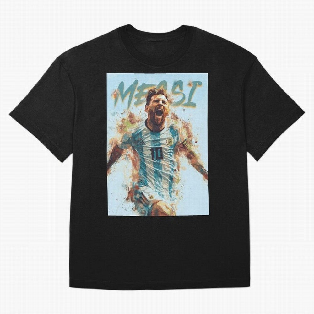 Messi Pop Art Portrait Classic T-Shirt Represent Football Lovers during the FIFA World Cup 2026 Journey through CR7 and Messi Highlights, France and Portugal Pride, Goal Celebration Energy, Supporter Heritage, Football Icons and Worldwide