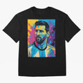 Messi The GOAT Classic T-Shirt Relive Legendary Nights from FIFA World Cup 2026 Group Stage Spirit, Centered on Brazil, Portugal and Argentina, Messi and Cristiano Ronaldo, Championship Spirit, Famous Goals, Roaring Crowds and International