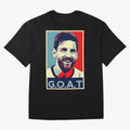 Messi Pop Art Portrait Classic T-Shirt Bring a Vintage Feel to FIFA World Cup 2026 USA Canada Mexico for Fans of CR7 and Germany, Bringing Game Day Rituals, Football Legends, Country Pride and the Road to the Final; Created for Match Day Parties,