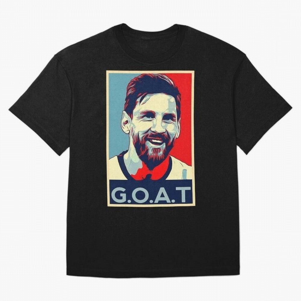 Messi Pop Art Portrait Classic T-Shirt Bring a Vintage Feel to FIFA World Cup 2026 USA Canada Mexico for Fans of CR7 and Germany, Bringing Game Day Rituals, Football Legends, Country Pride and the Road to the Final; Created for Match Day Parties,