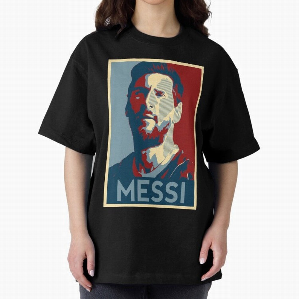 Lionel Messi Oversized T-Shirt Make Game Day About FIFA World Cup 2026 Group Stage for Fans of Haaland and Mbappe and Argentina, France and Brazil, Bringing Supporter Pride, Iconic Celebrations, Legendary Names and Global Match Day Energy; Made for