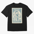 Lionel Messi Vintage Stamp Poster ¨C Argentina #10 Retro Football Art ¨C Barcelona Legend Illustration Classic T-Shirt Spotlight FIFA World Cup 2026 Group Stage Capturing Messi, Neymar and Mbappe, Portugal, Spain and Germany Energy, Stadium Chants,