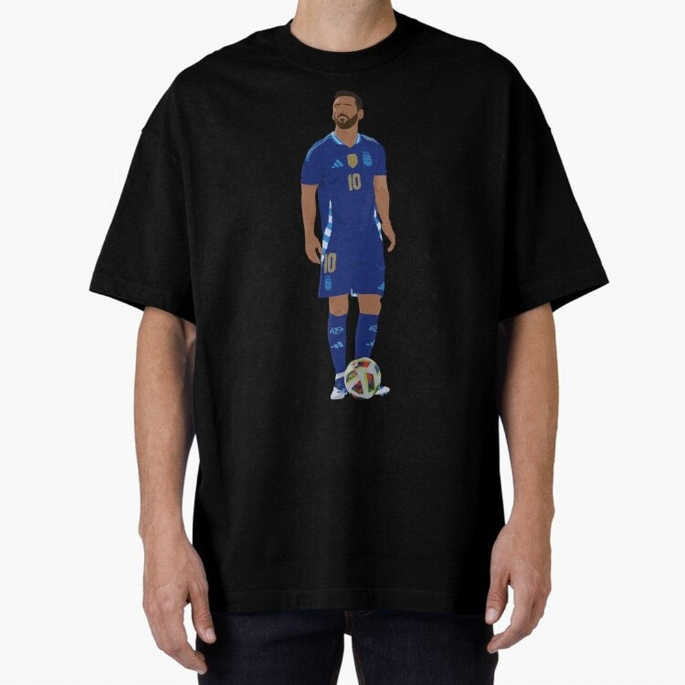 Leo Messi Classic T-Shirt Support FIFA World Cup 2026 Group Stage Capturing Cristiano Ronaldo, Haaland and CR7, France and Portugal Energy, Fan Favorite Moments, National Team Passion, Big Match Drama and Soccer History; Great for Watch Parties,