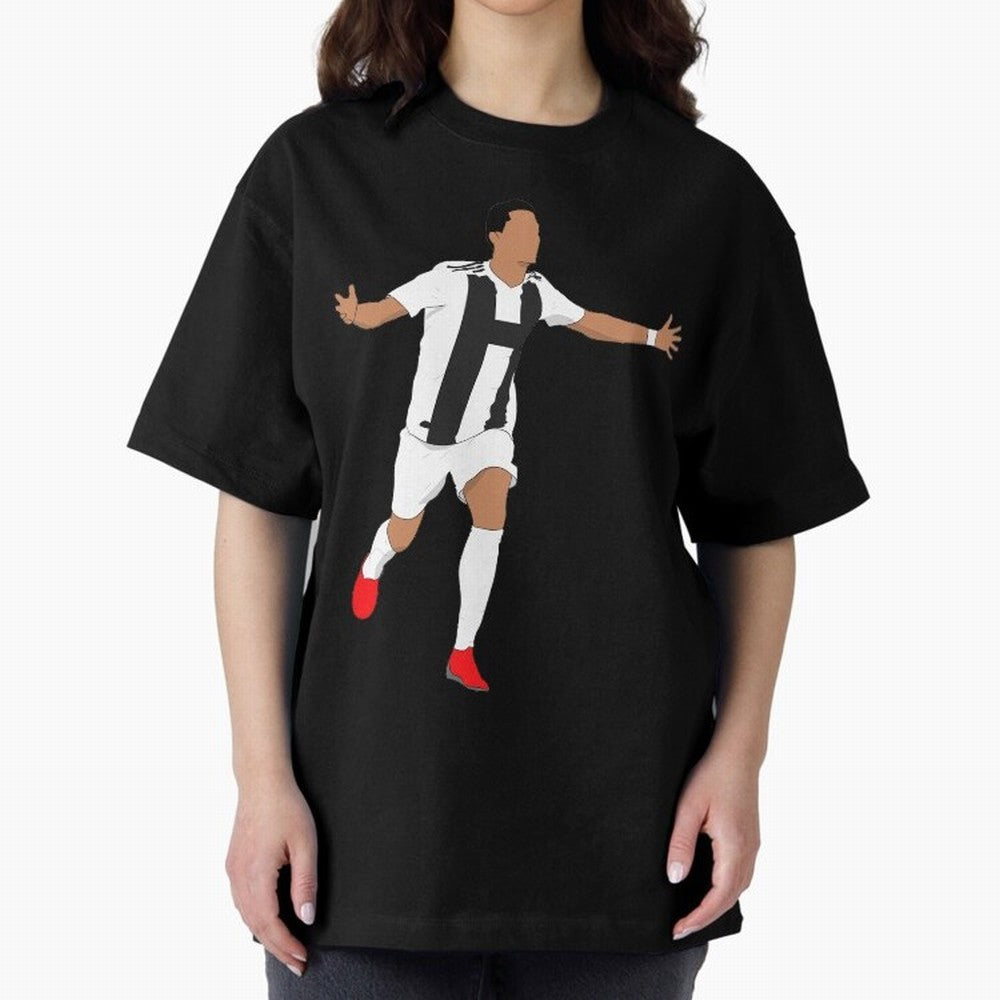 Ronaldo Oversized T-Shirt Celebrate the Biggest Stage of FIFA World Cup 2026 USA Canada Mexico for Fans of Cristiano Ronaldo and Argentina, Bringing Game Day Rituals, Football Legends, Country Pride and the Road to the Final; Perfect for Fans,
