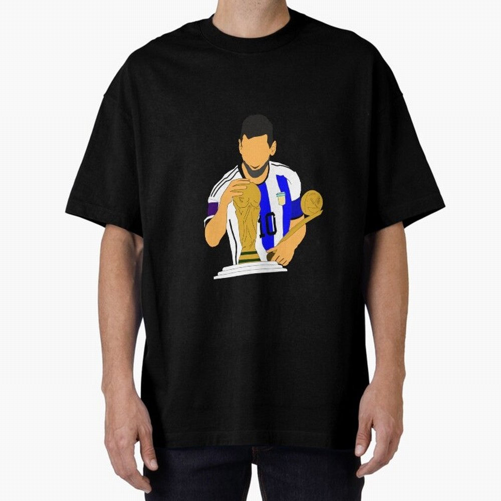 lionel messi Oversized T-Shirt Make Every Kick Count in FIFA World Cup 2026 USA Canada Mexico Celebrating Haaland, Netherlands Energy, Match Day Excitement, Supporter Culture, Golden Goals and Global Football Passion; Ideal for Football Dads,