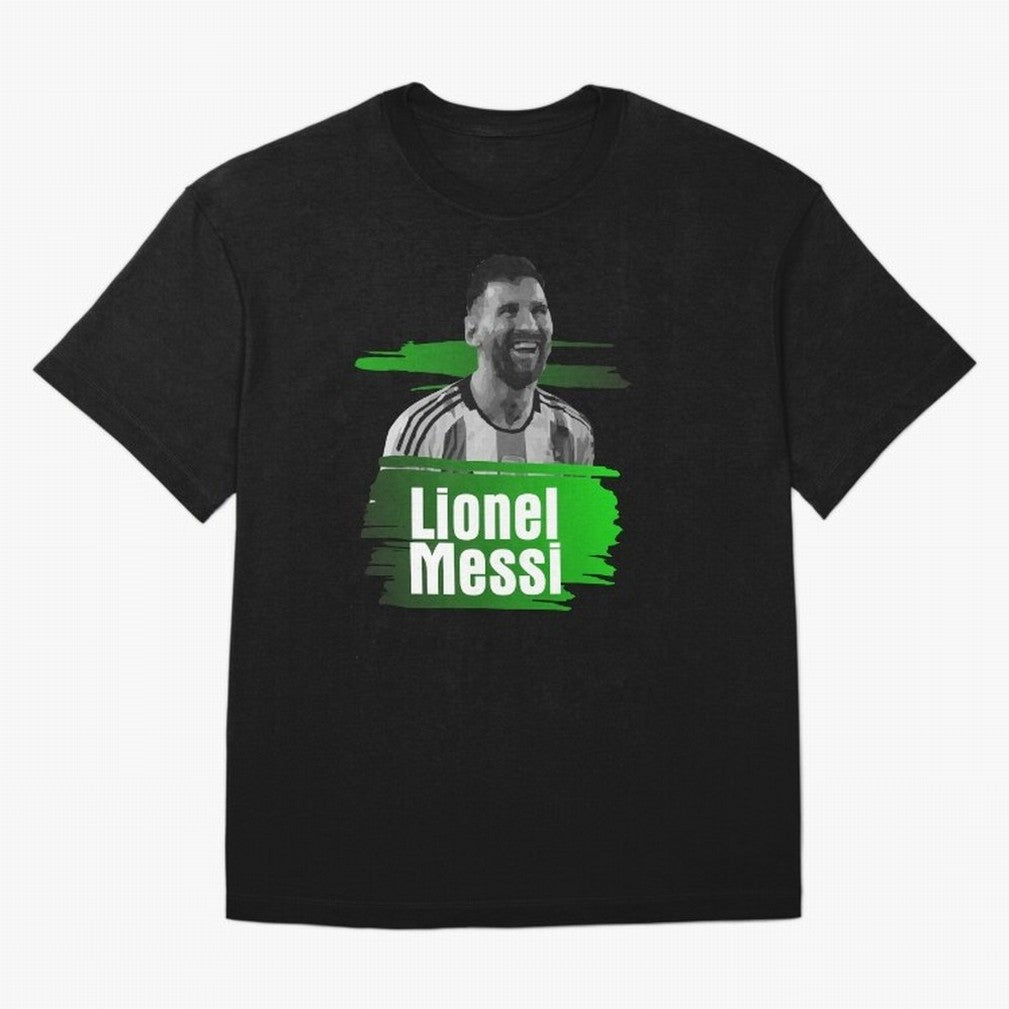 Lionel Messi Oversized T-Shirt Follow the Road to Match Day Hype around FIFA World Cup 2026 USA Canada Mexico, CR7 and Messi, England and Germany, Soccer Culture, Superstar Moments, National Team Dreams and Competitive Fire; Ideal for Football