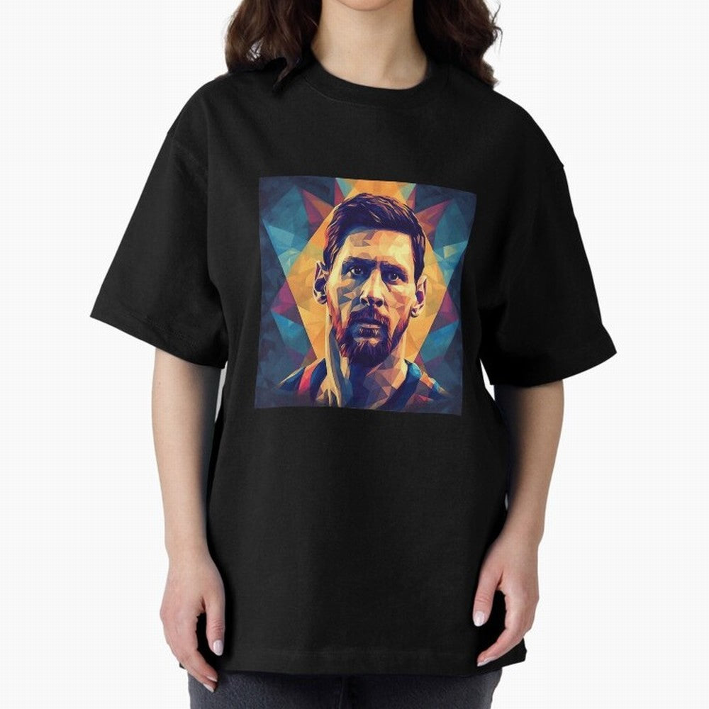 Lionel Messi Portrait Vector Classic T-Shirt Represent FIFA World Cup 2026 USA Canada Mexico for Fans of Cristiano Ronaldo and Portugal, Spain and Germany, Bringing Match Day Excitement, Supporter Culture, Golden Goals and Global Football Passion;