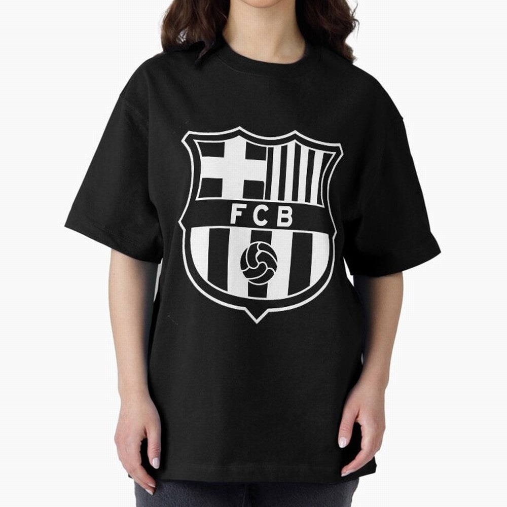 T-SHIRT BARCELONA Oversized T-Shirt Represent Global Football Passion for FIFA World Cup 2026 USA Canada Mexico, Filled with Messi and Cristiano Ronaldo, England and Germany, Goal Celebration Energy, Supporter Heritage, Football Icons and Worldwide
