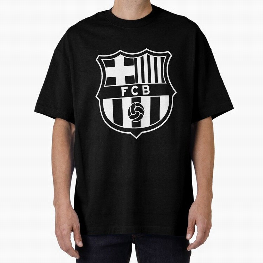 T-SHIRT BARCELONA Oversized T-Shirt Represent Global Football Passion for FIFA World Cup 2026 USA Canada Mexico, Filled with Messi and Cristiano Ronaldo, England and Germany, Goal Celebration Energy, Supporter Heritage, Football Icons and Worldwide